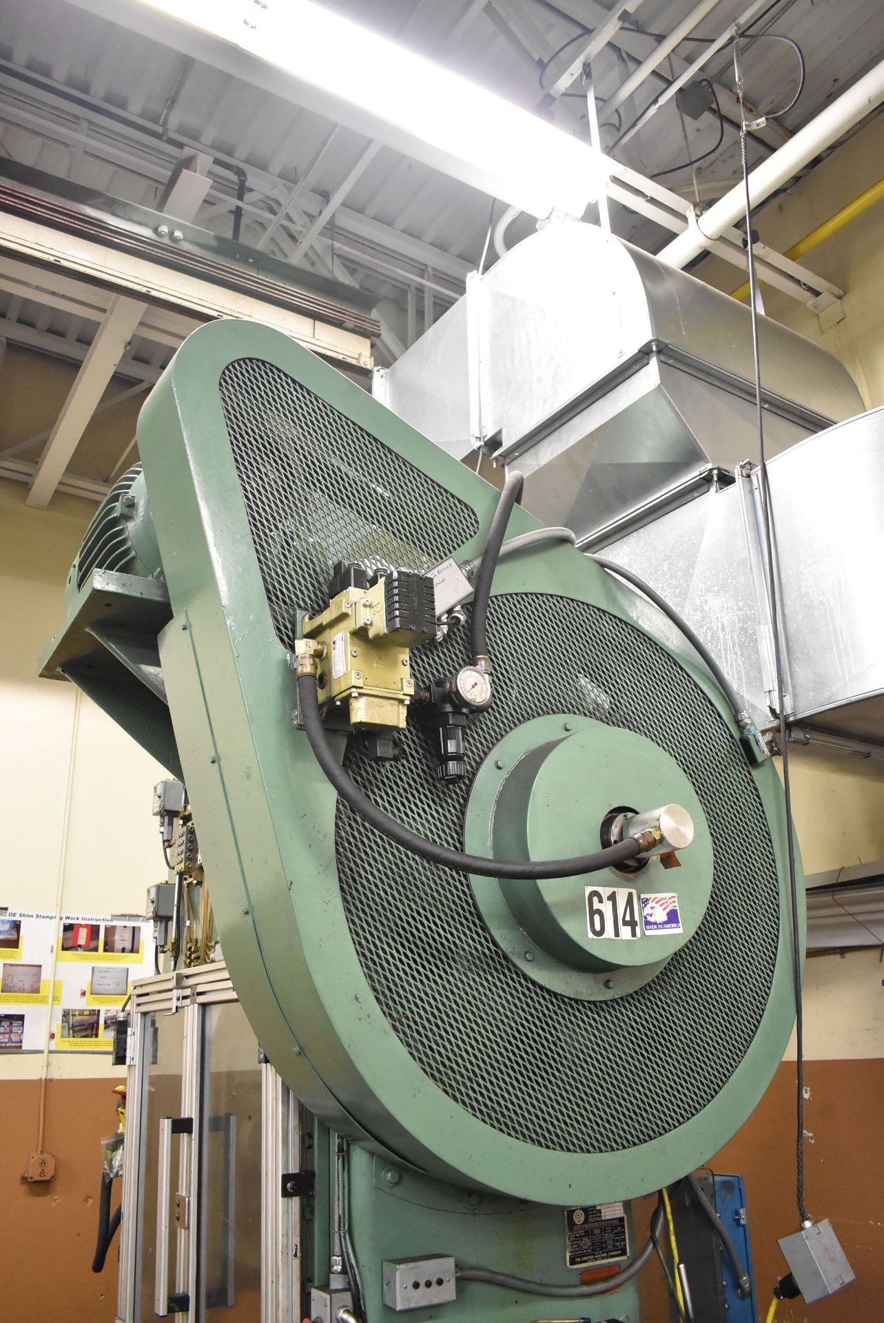 MINSTER P2-60 60 TON CAPACITY MECHANICAL STRAIGHT SIDE STAMPING PRESS WITH HONEYWELL/WINTRISS - Image 9 of 11