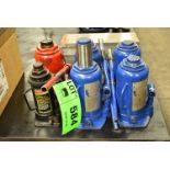 LOT/ 20 TON - 8 TON CAPACITY BOTTLE JACKS