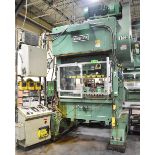 MINSTER P2-100 100 TON CAPACITY MECHANICAL STRAIGHT SIDE STAMPING PRESS WITH PATRIOT GEMCO DIGITAL