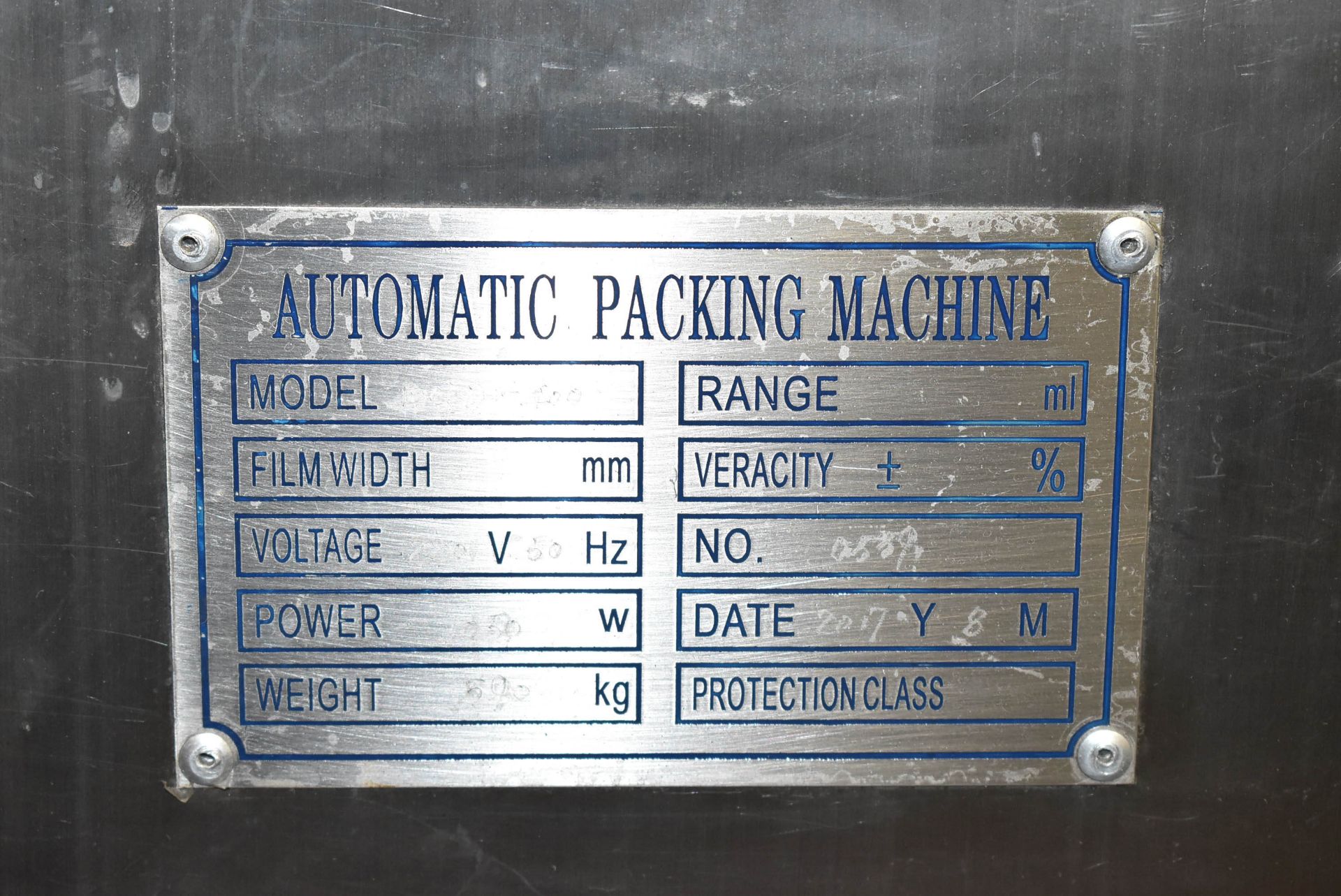 MFG. UNKNOWN STAINLESS STEEL AUTOMATIC BAGGING MACHINE WITH THINGET TOUCH SCREEN CONTROL, S/N: N/ - Image 9 of 9