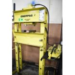 ENERPAC 50 TON CAPACITY HYDRAULIC H-FRAME SHOP PRESS WITH 29" DISTANCE BETWEEN UPRIGHTS, S/N: N/A [