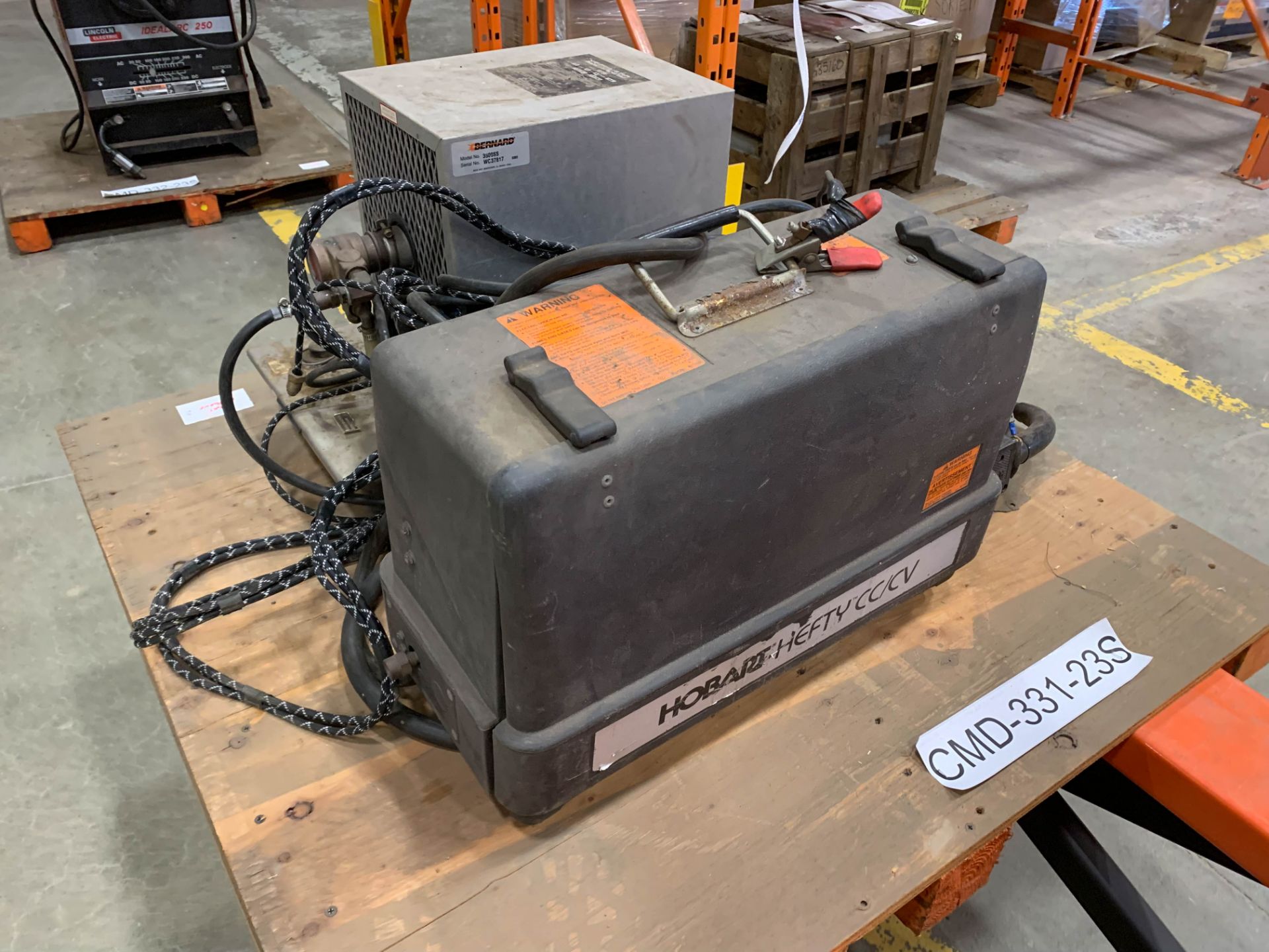 LOT/ HOBART HEFTY CC/CV SUITCASE WELDER WITH BERNARD 3500SS WATER COOLER (CMD-331-23S) - Image 2 of 8