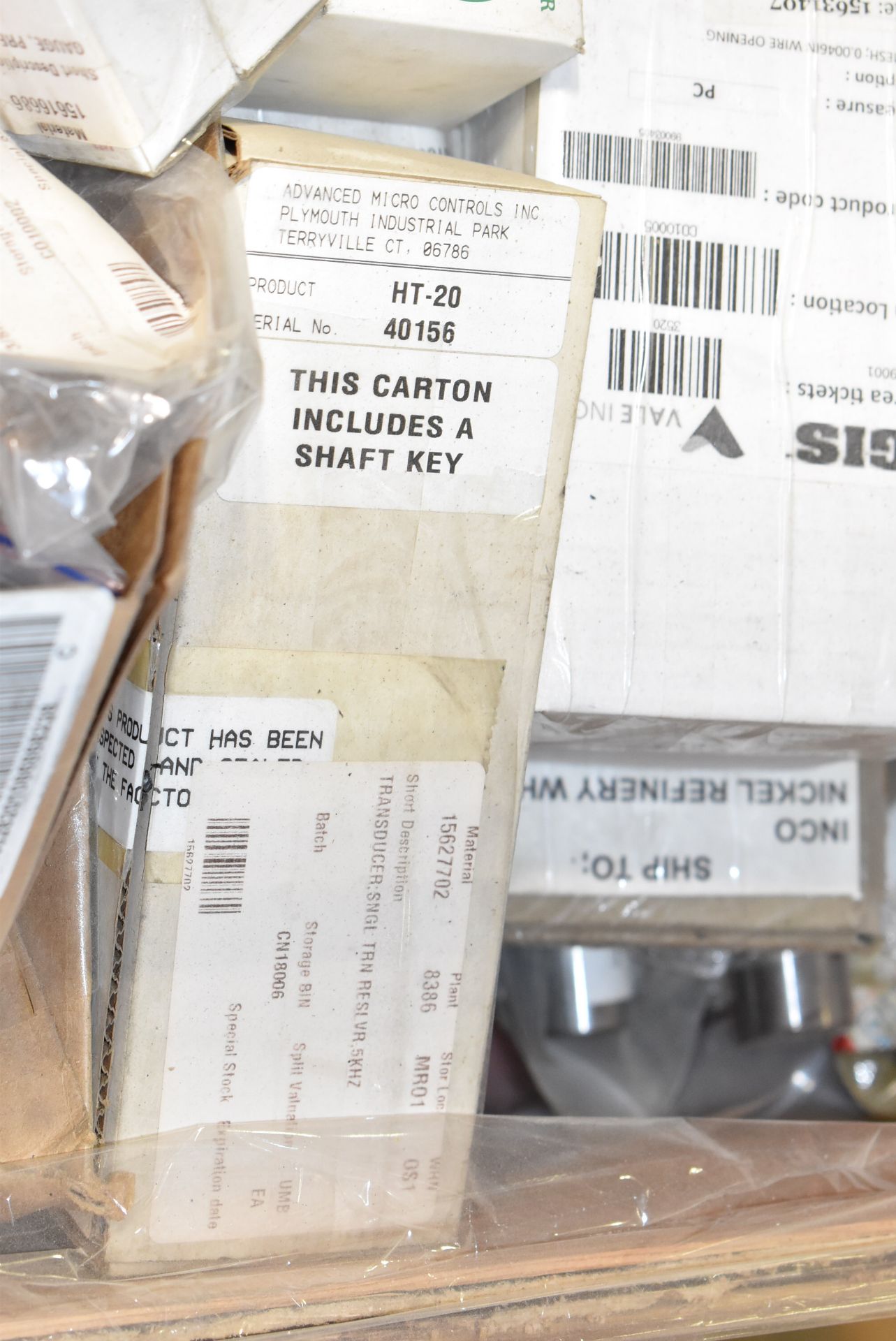LOT/ CRATE OF SPARE PARTS CONSISTING OF FLANGES, GATE VALVES, PRESSURE REGULATORS, RELAYS, BEARINGS, - Image 10 of 10