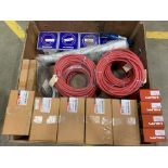 LOT/ HILTI KBS 3/8" X 3-3/4" ANCHORS, (7) ROLLS OF 3/8" X 55' AIR HOSE, (3) 1/4" X 10' INERT HOSE