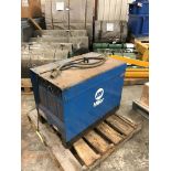 LOT/ MILLER INTELLIWELD 650 CONSTANT VOLTAGE DC ARC WELDING POWER SOURCE, (4) BOXES OF MUREX