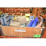 LOT/ CRATE WITH SPARE PARTS CONSISTING OF FILTERS, HOSES, BELTS & PARTS BINS (CMD-418-23S)