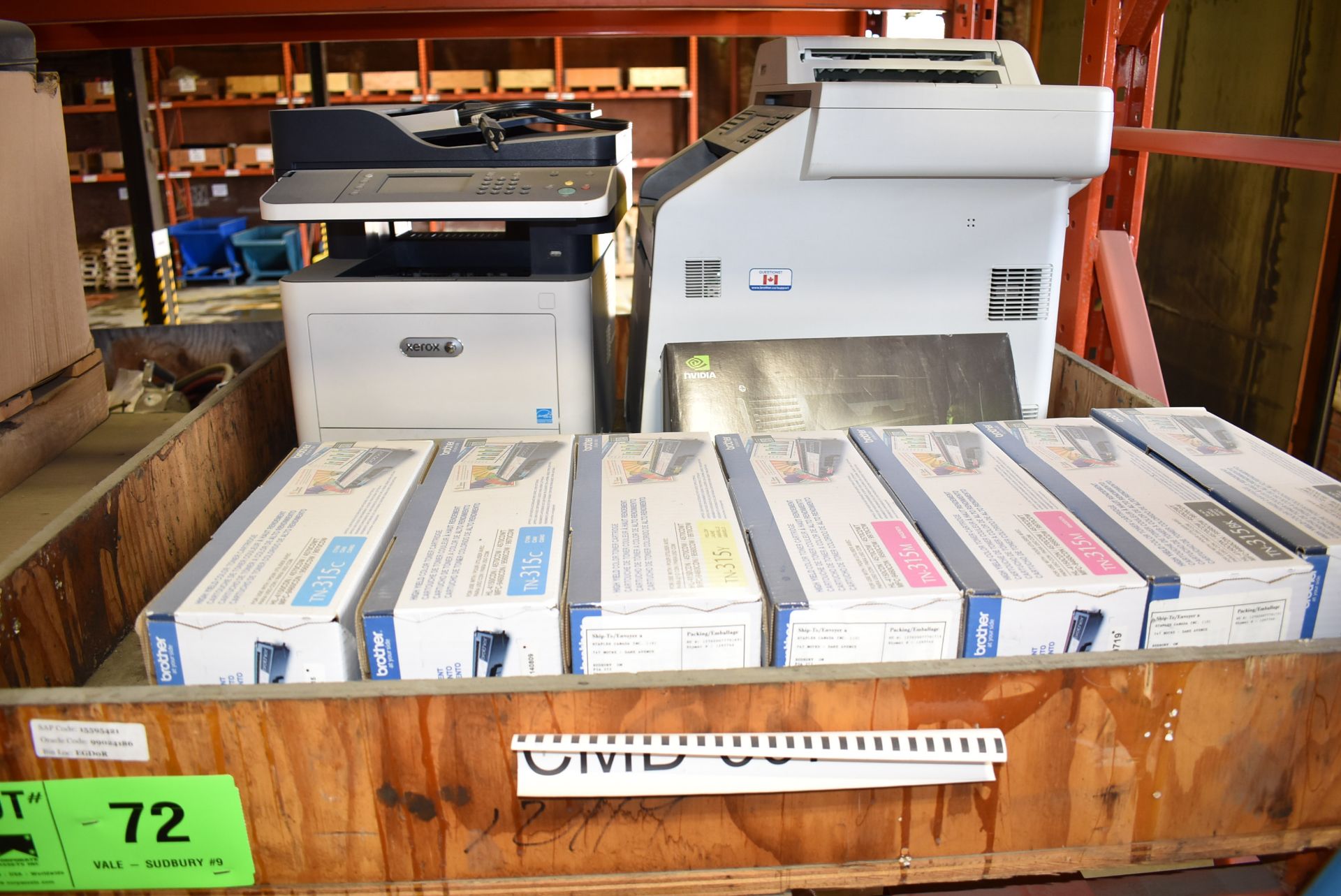 LOT/ BROTHER MFC-9970CDW COLOUR PRINTER, XEROX WORKCENTER 3335 MUTLIFUNCTION PRINTER, NVIDIA PC
