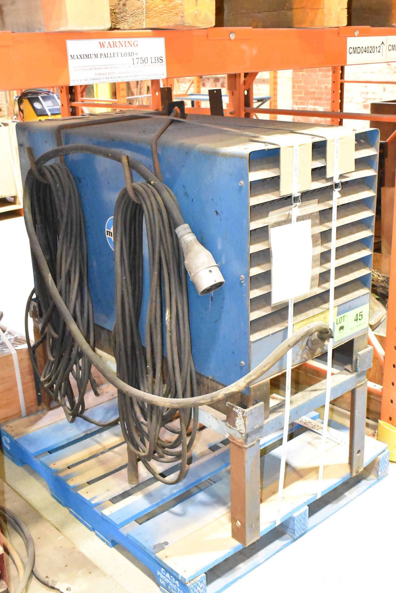 MILLER SRH-555 CONSTANT CURRENT DC ARC WELDING POWER SOURCE, S/N CT 118783 (CMD-323-23S) - Image 2 of 5