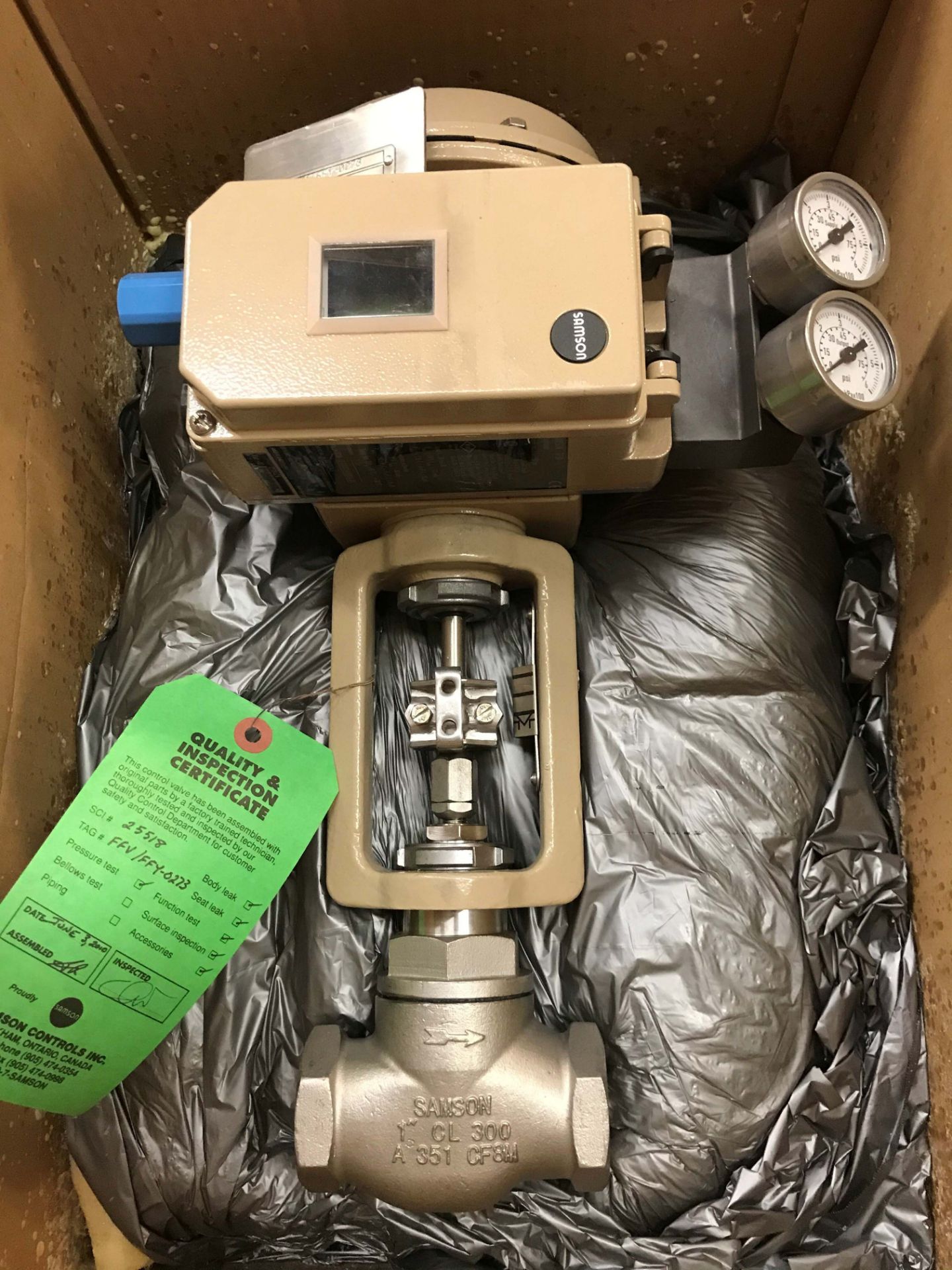 LOT/ PRESSURE REDUCING VALVES, SAMSON PNEUMATIC CONTROL VALVE, SENSORS, PROSONIC FMU90 PUMP CONTROL, - Image 23 of 29