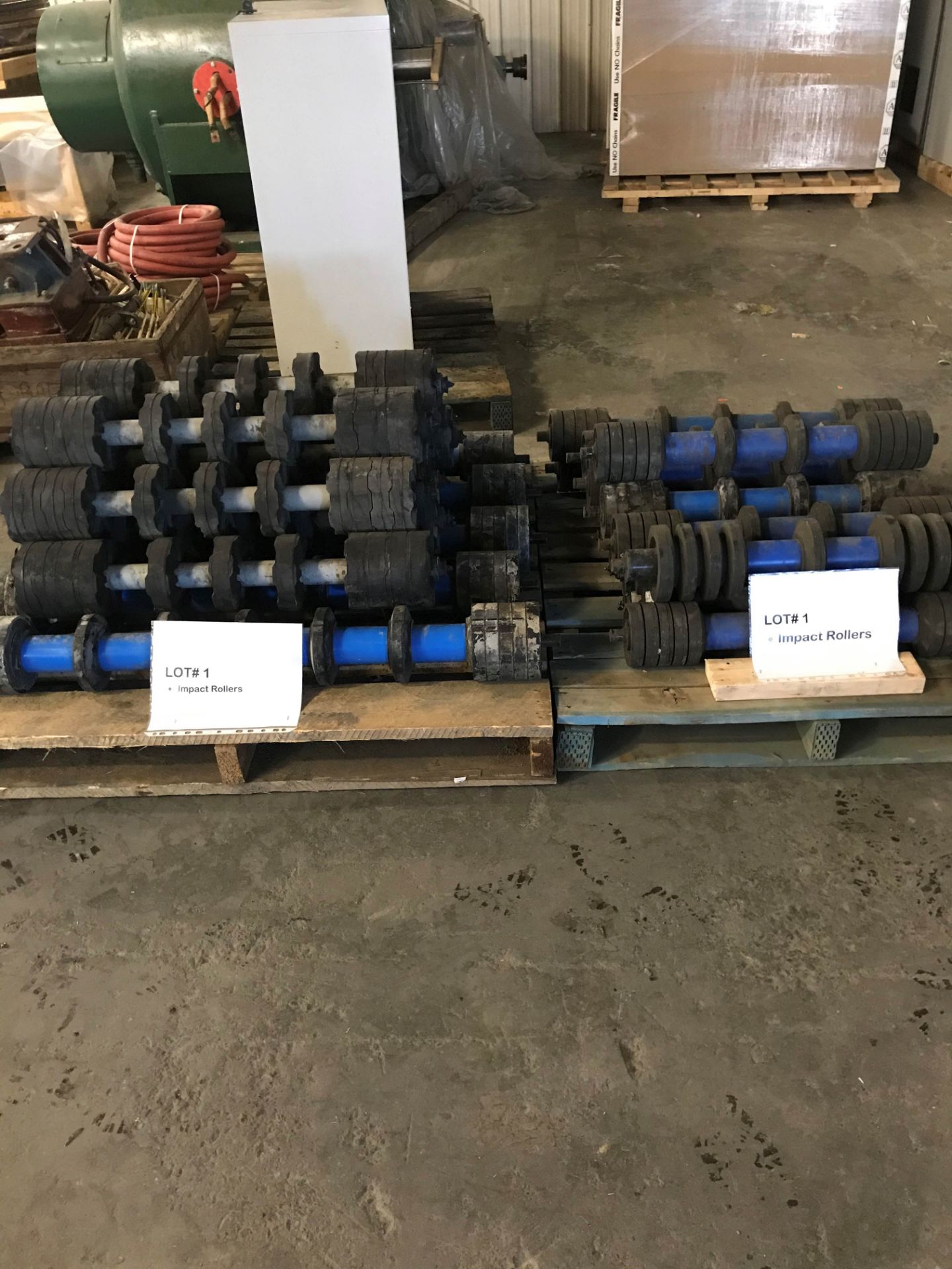 LOT/ CONVEYOR IMPACT ROLLERS, BELTS, IDLERS, BELT SCRAPERS, RBL ROLLER CHAIN, REXNORD ROLLER