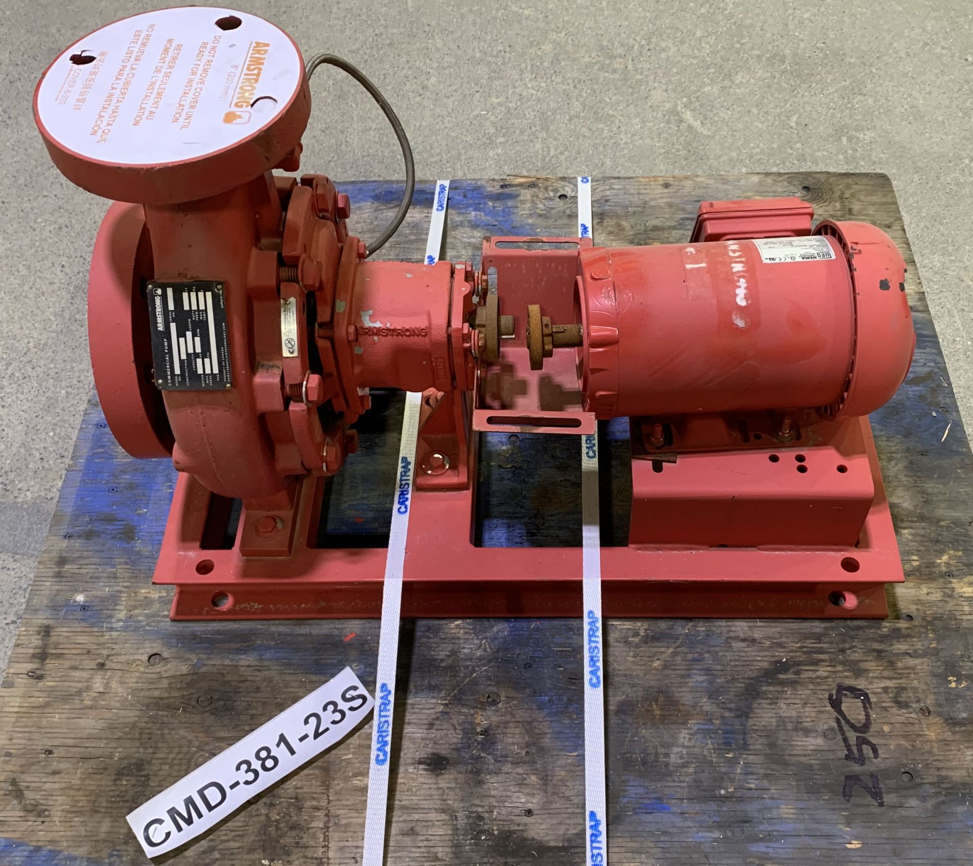 LOT/ CANADA 4X6 SFN PUMP, ANALYZER SAMPLE PUMP, SUBMERSIBLE PUMP CORES, 14" MOTOR STAND & DUCHTING - Image 10 of 23