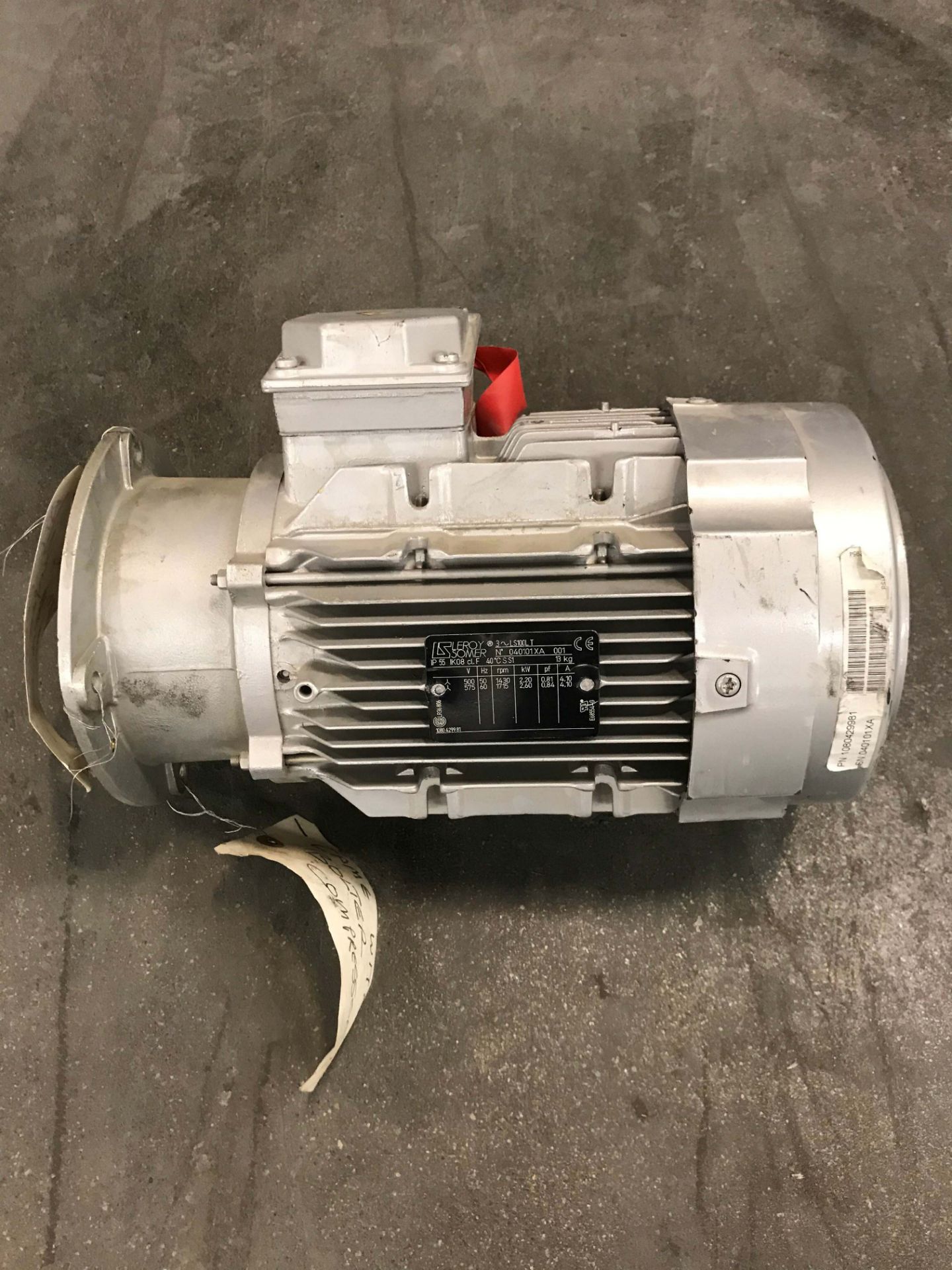 LOT/ SEW EURODRIVE 7.5 HP MOTOR, VIBCO HEAVY DUTY ELECTRIC VIBRATOR, BUCHER M419-353-03H25F - Image 7 of 10