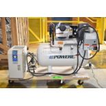 LOT/ POWEREX STS130162 3 HP AIR COMPRESSOR WITH 30 GAL TANK, 8.8 SCFM @ 100 PSIG CAPACITY & SMC