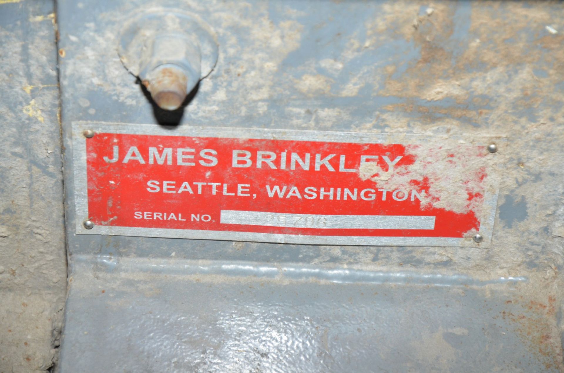 JAMES BRINKLEY HEAVY DUTY FLOOR TYPE BALE WIRE COILER WITH 20" DIA MAX WIRE BUNDLE DIAMETER, 24" MAX - Image 4 of 6