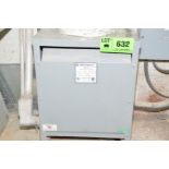 EGS 45KVA/480-208-120V/3PH/60HZ TRANSFORMER (CI) [RIGGING FEE FOR LOT #632 - $100 USD PLUS