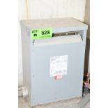 EATON 45KVA/480-208-120V/3PH/60HZ TRANSFORMER (CI) [RIGGING FEE FOR LOT #628 - $100 USD PLUS