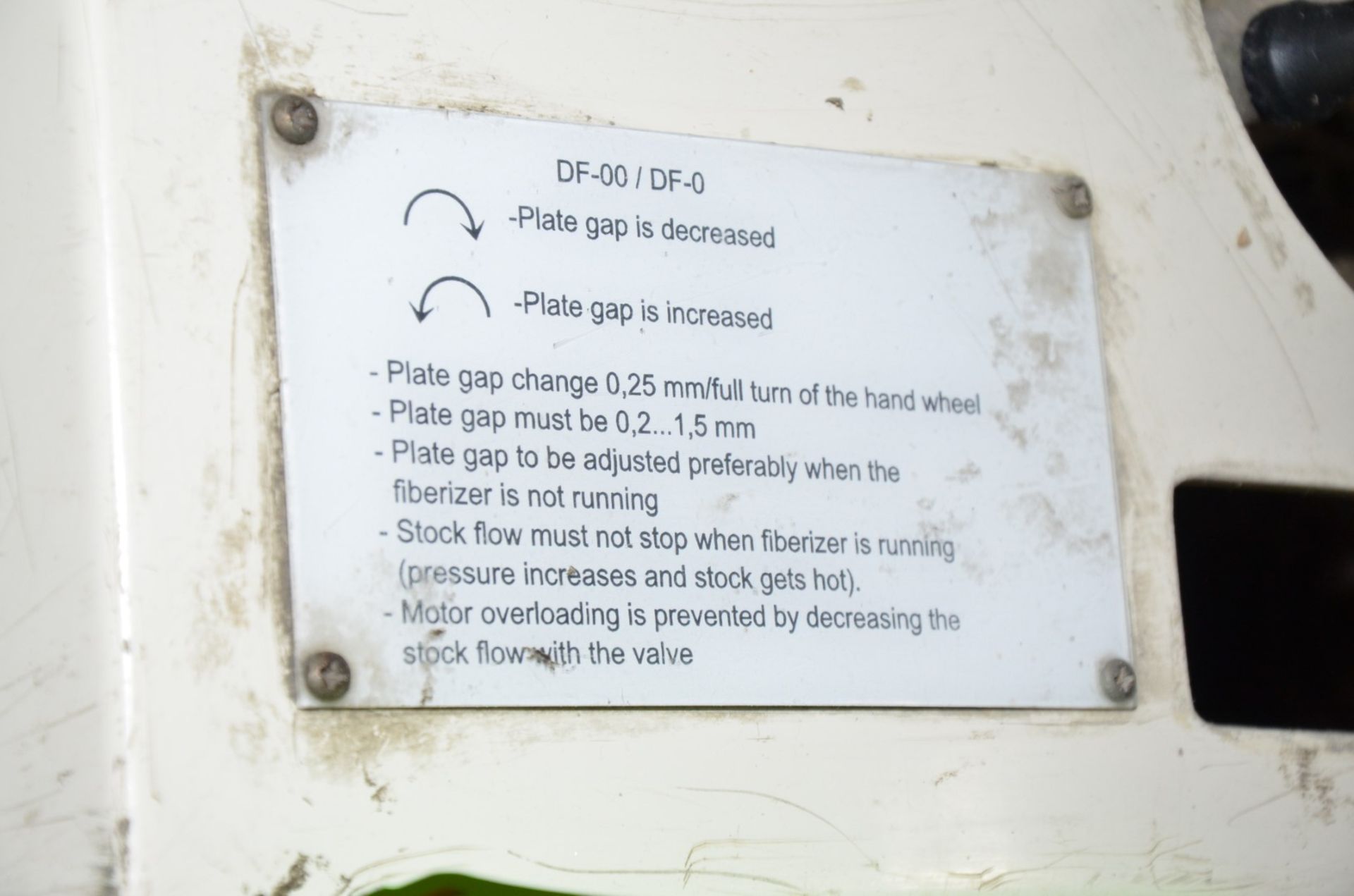 METSO (2013) DF-0 OPTIFINER DEFLAKER HORIZONTAL LOW CONSISTENCY DEFLAKER REFINER WITH 29-87 PSI - Image 6 of 7