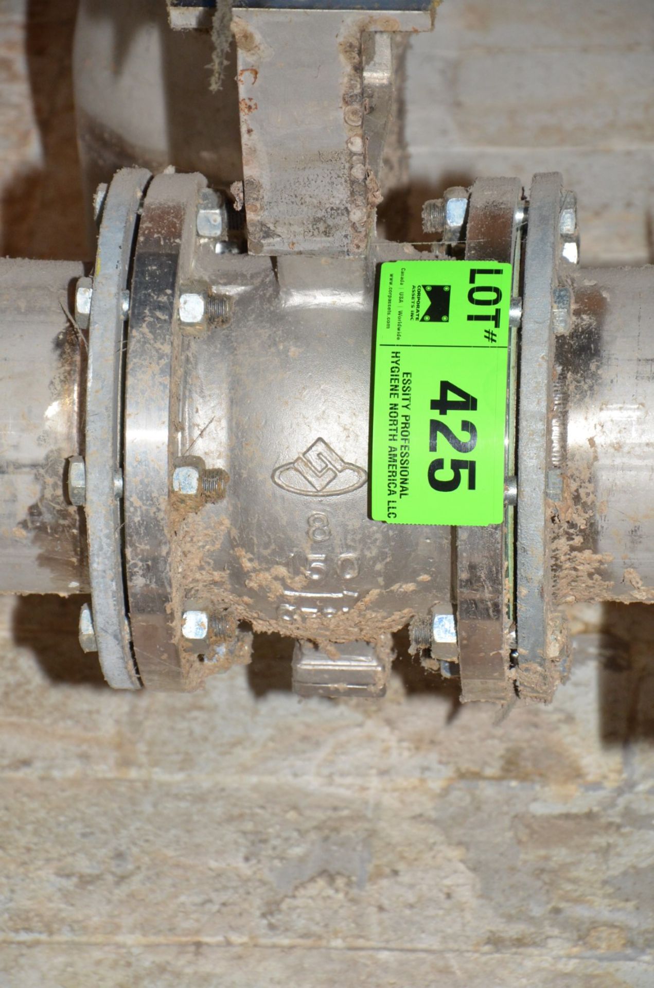 RENCOR 2497497-1 8" STAINLESS STEEL AUTOMATIC VALVE (CI) [RIGGING FEE FOR LOT #425 - $200 USD PLUS - Image 4 of 4