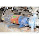 GOULDS 3175 6X8-12 CENTRIFUGAL PUMP WITH 75HP DRIVE MOTOR, S/N A268C016 (CI) [RIGGING FEE FOR LOT #