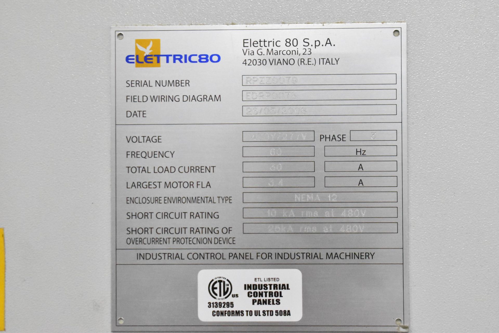 ELLECTRIC CONTROL CABINET WITH FANUC PLC AND DRIVE COMPONENTS (CI) [RIGGING FEE FOR LOT #864 - $ - Image 2 of 10