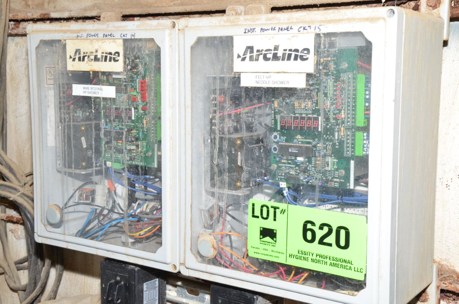 ARC LINE CONTROL CABINETS (CI) [RIGGING FEE FOR LOT #620 - $100 USD PLUS APPLICABLE TAXES]