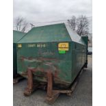 STATIONARY COMPACTOR ROLL-OFF BIN WITH APPROX. 40 CU/YRD CAPACITY (CI) [RIGGING FEE FOR LOT #