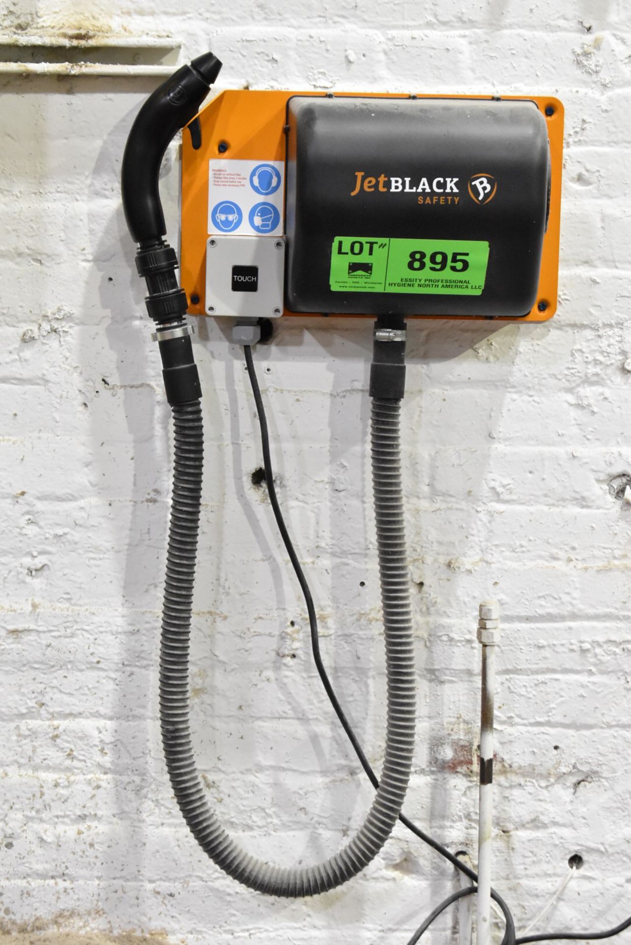 JETBLACK WALL MOUNTED SAFETY BLOW OFF STATION (CI) [RIGGING FEE FOR LOT #895 - $25 USD PLUS