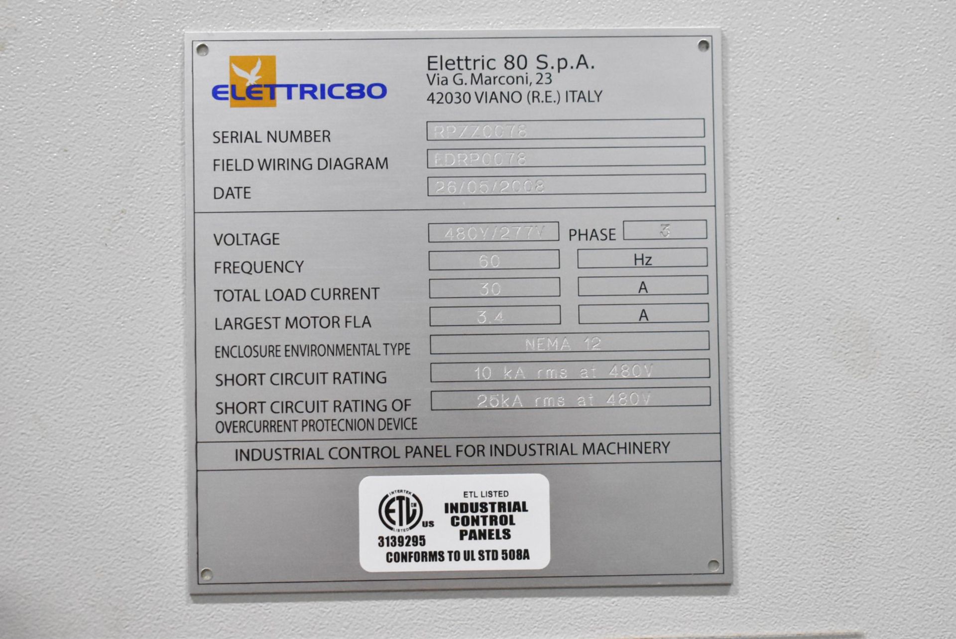 ELLECTRIC CONTROL CABINET WITH FANUC PLC AND DRIVE COMPONENTS (CI) [RIGGING FEE FOR LOT #867 - $ - Image 2 of 9