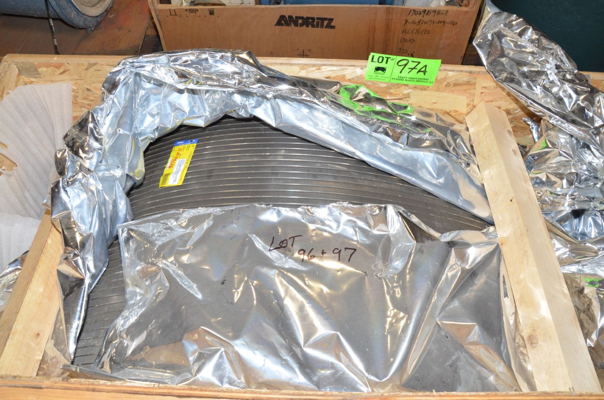 ANDRITZ MICRASCREEN MS3 SPARE SCREEN PLATES [RIGGING FEE FOR LOT #97A - $25 USD PLUS APPLICABLE