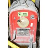 LINCOLN ELECTRIC IDEALARC 250 ARC WELDER WITH CABLES AND GUN, S/N N/A (CI) [RIGGING FEE FOR LOT #345