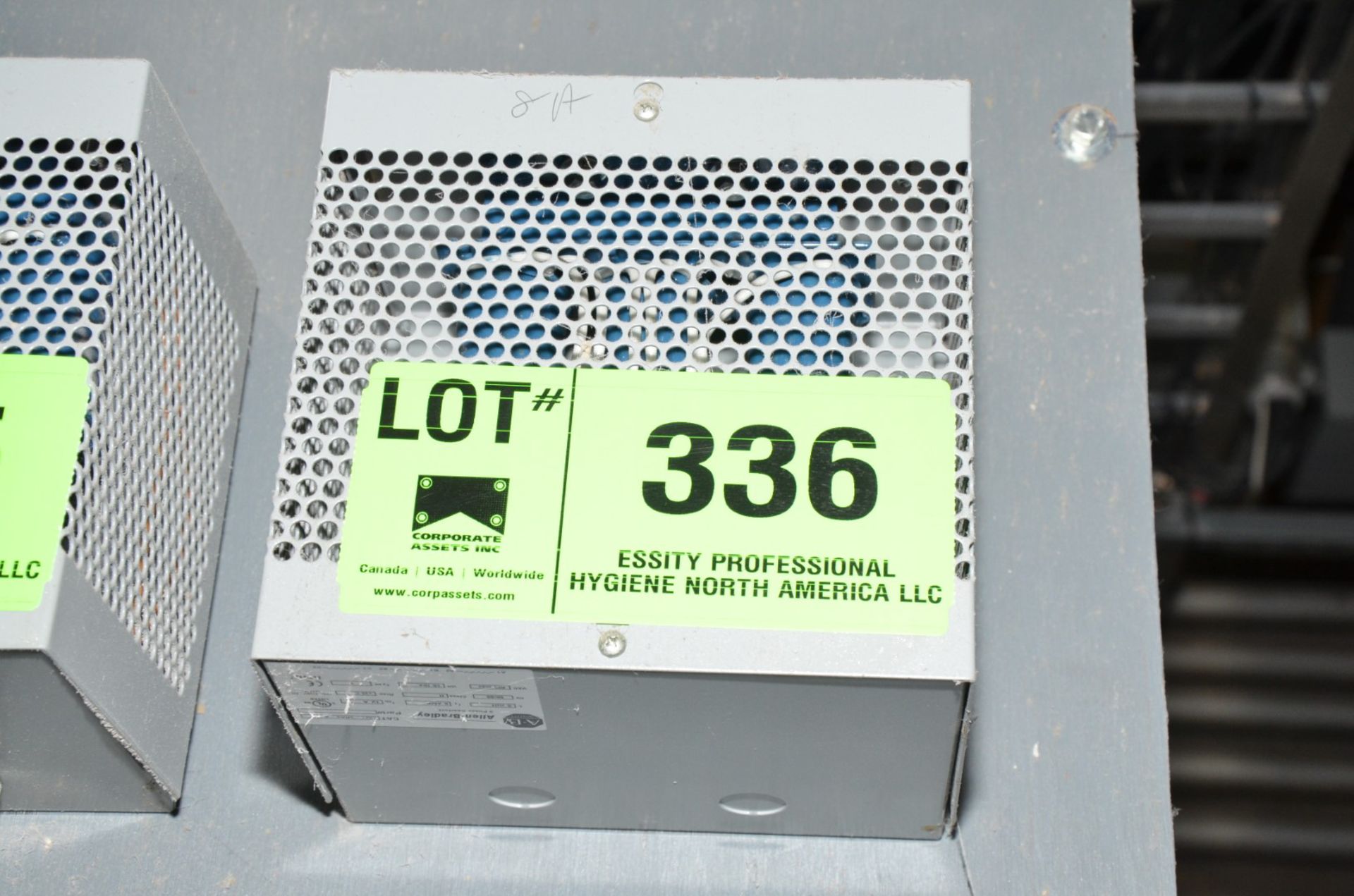 ALLEN BRADLEY 8 AMP 3-PHASE REACTOR (CI) [RIGGING FEE FOR LOT #336 - $50 USD PLUS APPLICABLE TAXES]