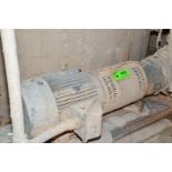 GOULDS CENTRIFUGAL PUMP WITH 75HP DRIVE MOTOR, S/N N/A (CI) [RIGGING FEE FOR LOT #493 - $450 USD