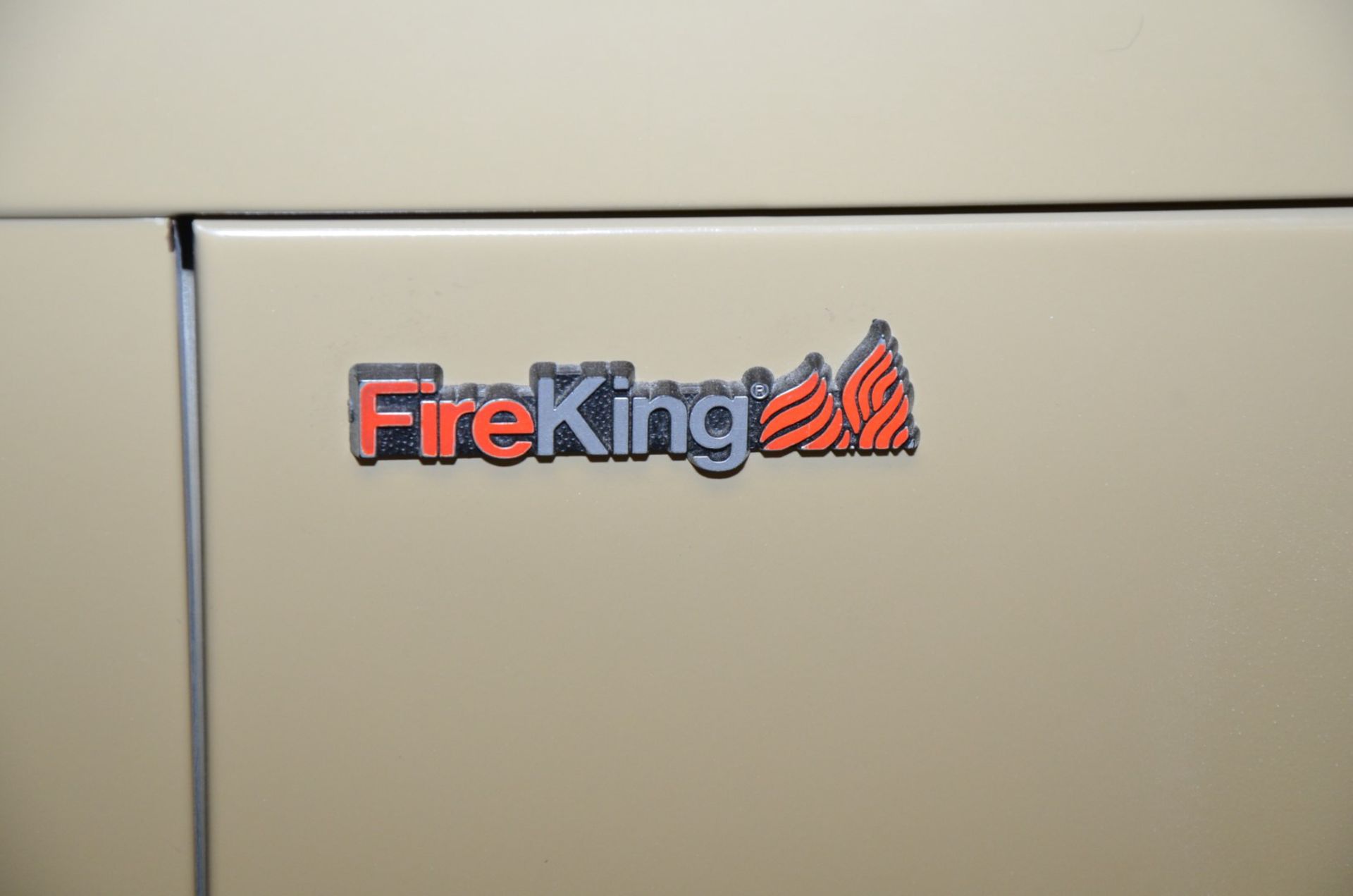 FIRE KING 4-DRAWER FIRE PROOF FILE CABINET [RIGGING FEE FOR LOT #16 - $50 USD PLUS APPLICABLE - Image 2 of 3