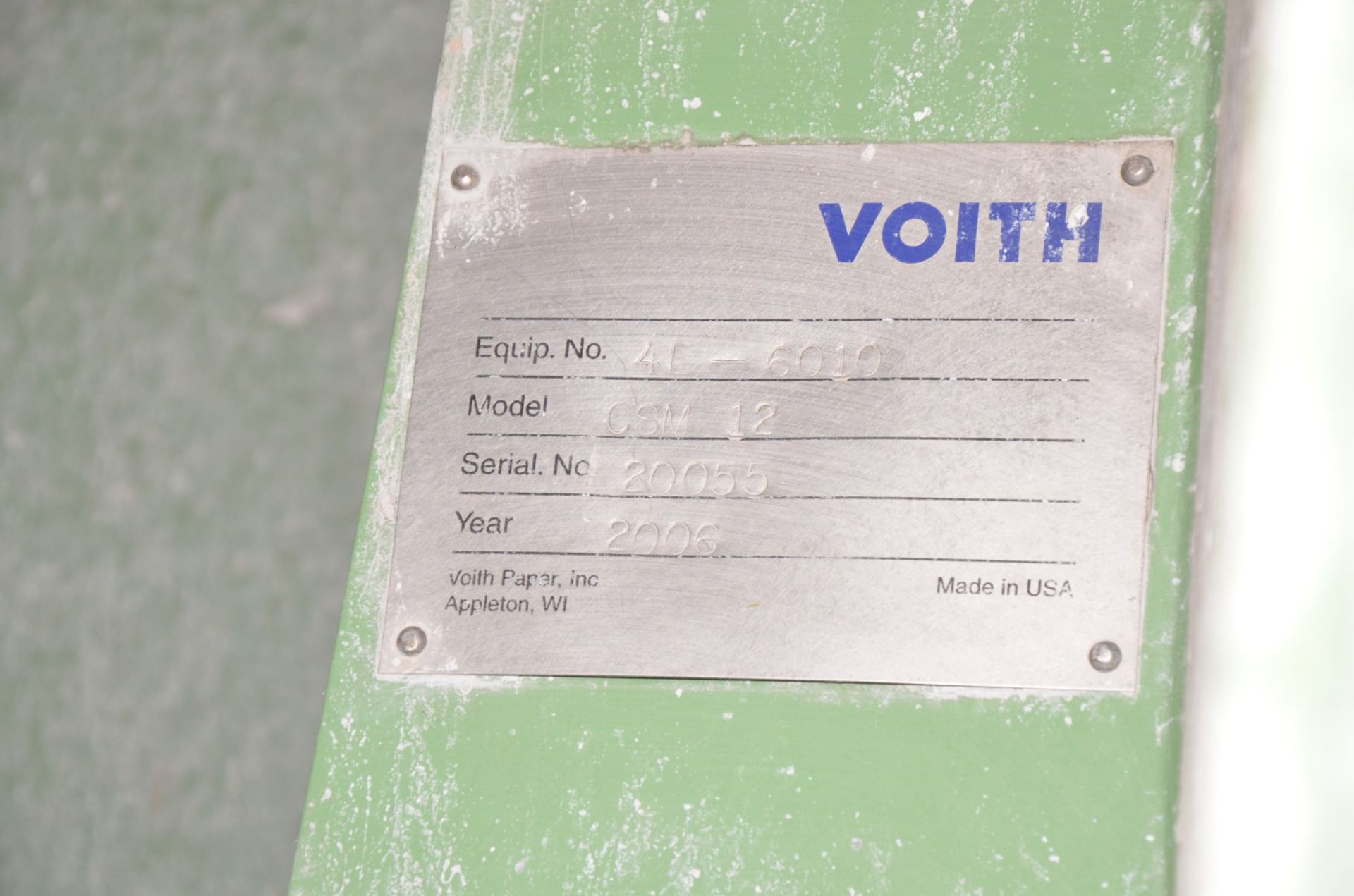 VOITH (2006) CSM 12 COMBISORTER STAINLESS STEEL VERTICAL SORTER SCREEN WITH 50 BDSTPD DESIGN - Image 3 of 6