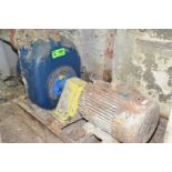 GORMAN-RUPP HEAVY DUTY PEDESTAL TYPE SELF PRIMING CENTRIFUGAL PUMP WITH 40HP DRIVE MOTOR, S/N N/A (