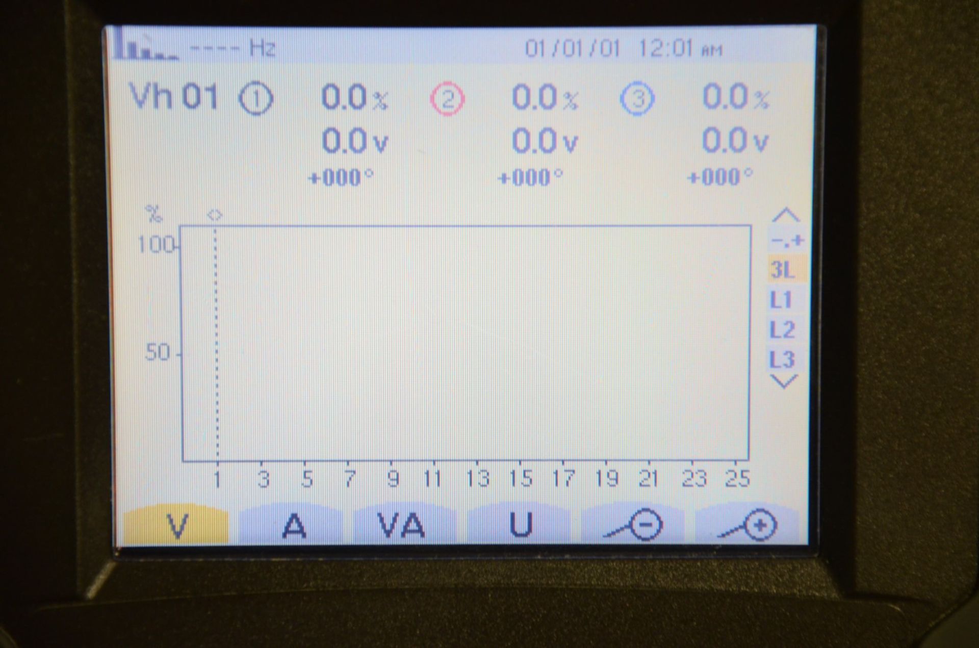 AEMC MODEL 3945-B POWER PAD DIGITAL HANDHELD THREE PHASE POWER QUALITY ANALYZER WITH (3) AEMC MN93 - Image 9 of 12