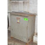 GE 175KVA/480-240V/3PH/60HZ TRANSFORMER (CI) [RIGGING FEE FOR LOT #743 - $300 USD PLUS APPLICABLE