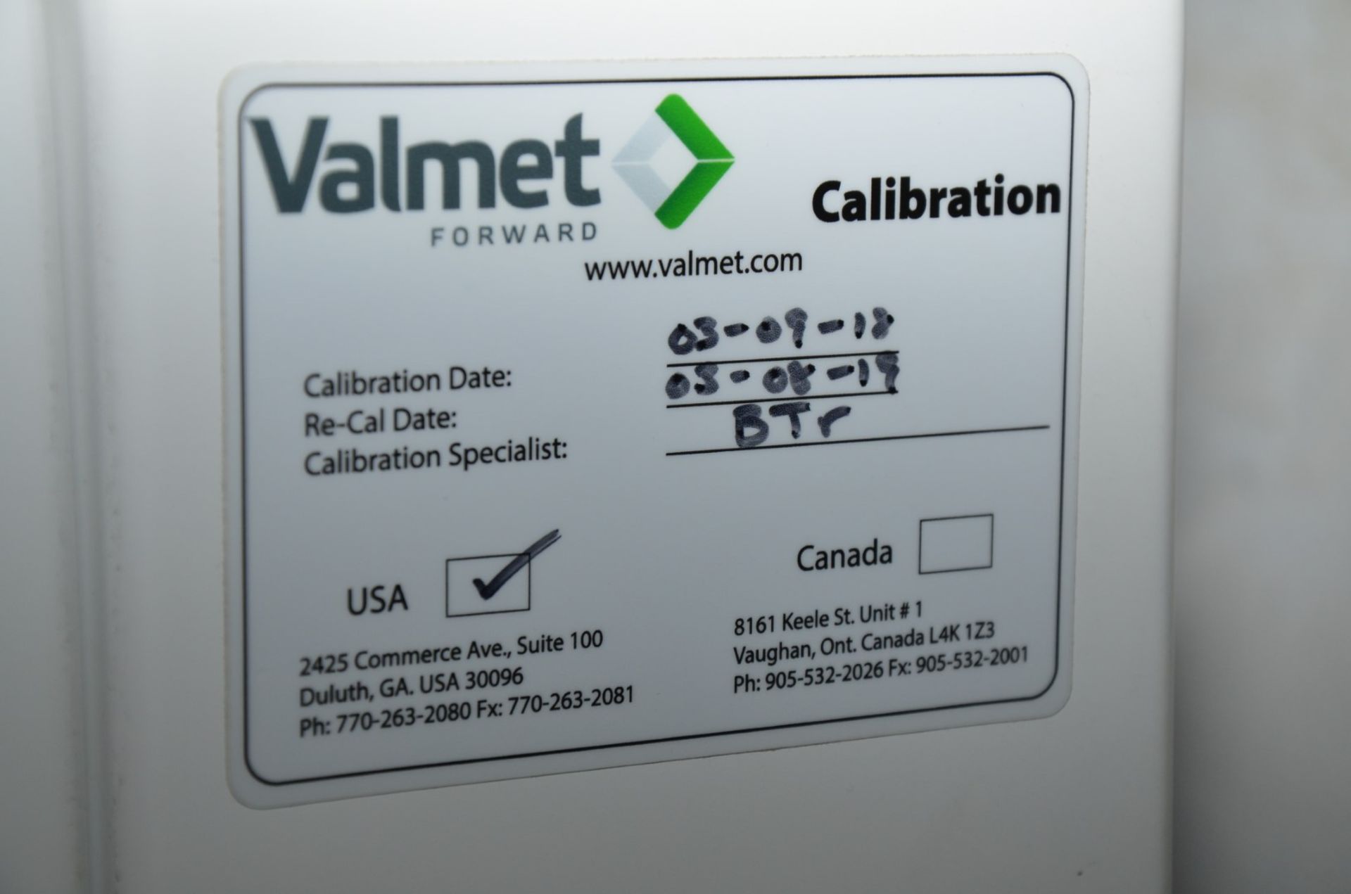 VALMET (2017) FS5 OPTICAL FIBER IMAGE ANALYZER WITH VALMET AUTOMATION VER 2.3 DIGITAL TOUCH SCREEN - Image 6 of 10