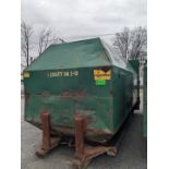 STATIONARY COMPACTOR ROLL-OFF BIN WITH APPROX. 40 CU/YRD CAPACITY (CI) [RIGGING FEE FOR LOT #