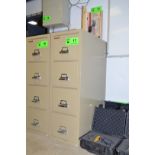 FIRE KING 4-DRAWER FIRE PROOF FILE CABINET [RIGGING FEE FOR LOT #17 - $50 USD PLUS APPLICABLE