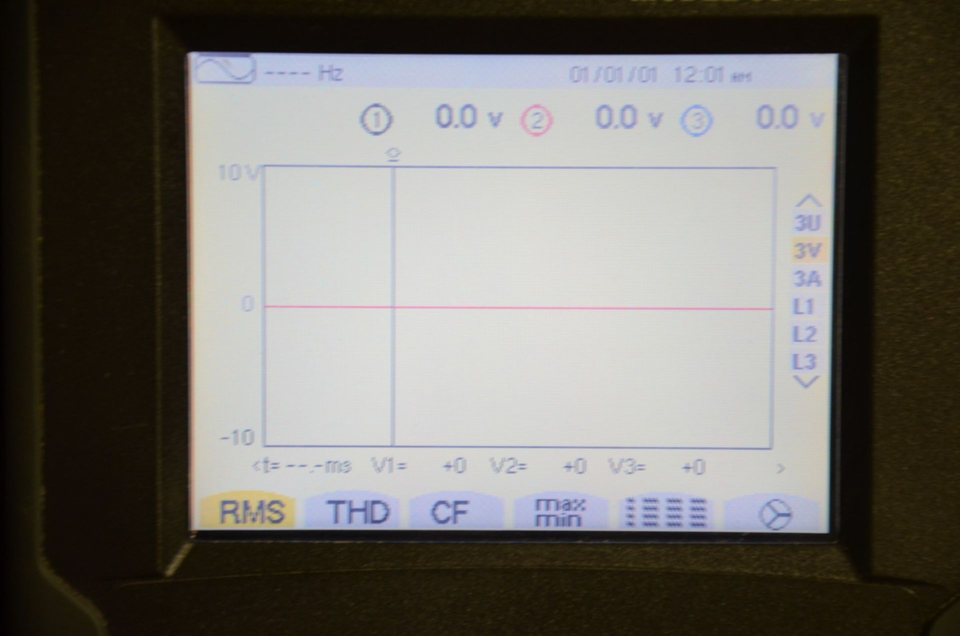 AEMC MODEL 3945-B POWER PAD DIGITAL HANDHELD THREE PHASE POWER QUALITY ANALYZER WITH (3) AEMC MN93 - Image 10 of 12