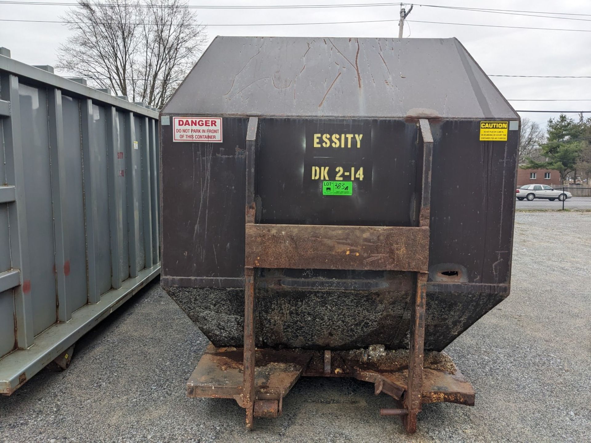 STATIONARY COMPACTOR ROLL-OFF BIN WITH APPROX. 40 CU/YRD CAPACITY (CI) [RIGGING FEE FOR LOT # - Bild 2 aus 5