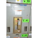 ALLIS CHALMERS BREAKER PANEL (CI) [RIGGING FEE FOR LOT #567 - $250 USD PLUS APPLICABLE TAXES]