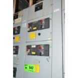 CUTLER HAMMER MCC PANEL BANK (CI) [RIGGING FEE FOR LOT #547 - $250 USD PLUS APPLICABLE TAXES]