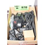 LOT/ ICOM TWO-WAY RADIO MICROPHONES, BATTERIES AND SPARES