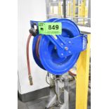 COXREEL RETRACTABLE AIR HOSE REEL (CI) [RIGGING FEE FOR LOT #849 - $25 USD PLUS APPLICABLE TAXES]