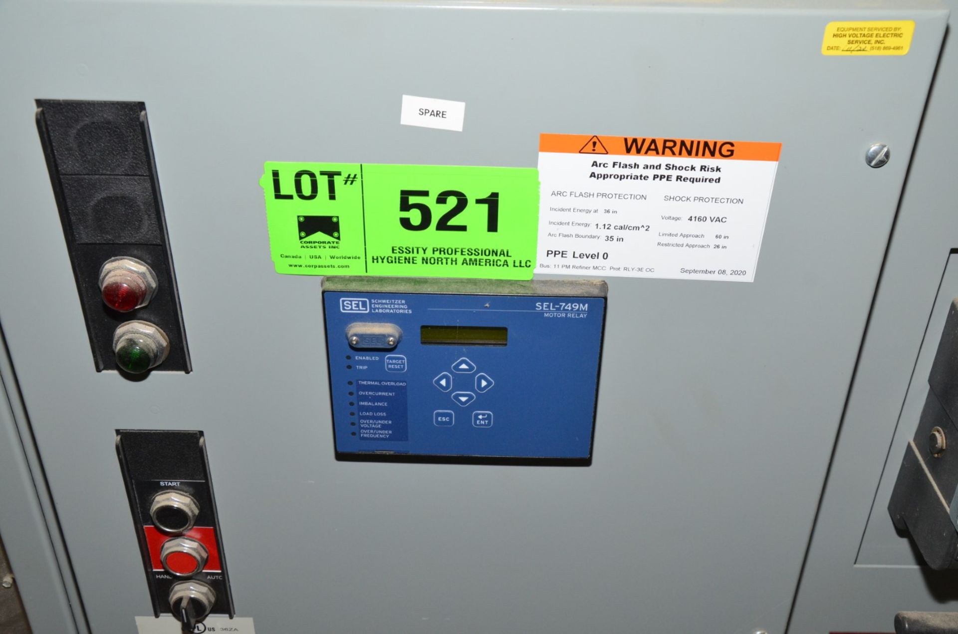 GE LIMITAMP BREAKER PANEL (CI) [RIGGING FEE FOR LOT #521 - $250 USD PLUS APPLICABLE TAXES] - Image 2 of 3