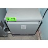 EMERSON 75KVA/480-208-120V/3PH/60HZ TRANSFORMER (CI) [RIGGING FEE FOR LOT #174 - $75 USD PLUS