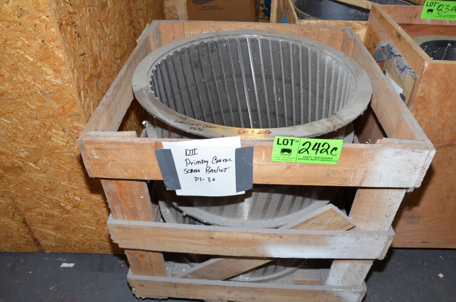 VOITH 30PS 1.40 MM SPARE SCREEN BASKET [RIGGING FEE FOR LOT #242C - $25 USD PLUS APPLICABLE TAXES]