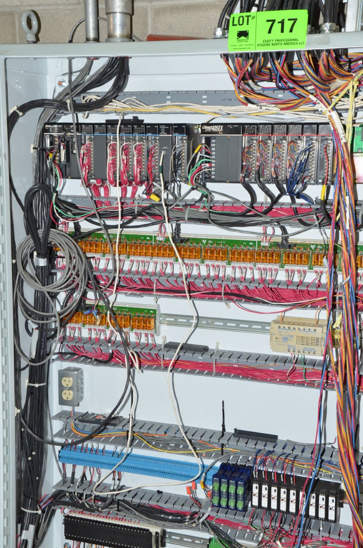DIRECT LOGIC PLC CONTROL CABINET (CI) [RIGGING FEE FOR LOT #717 - $250 USD PLUS APPLICABLE TAXES]